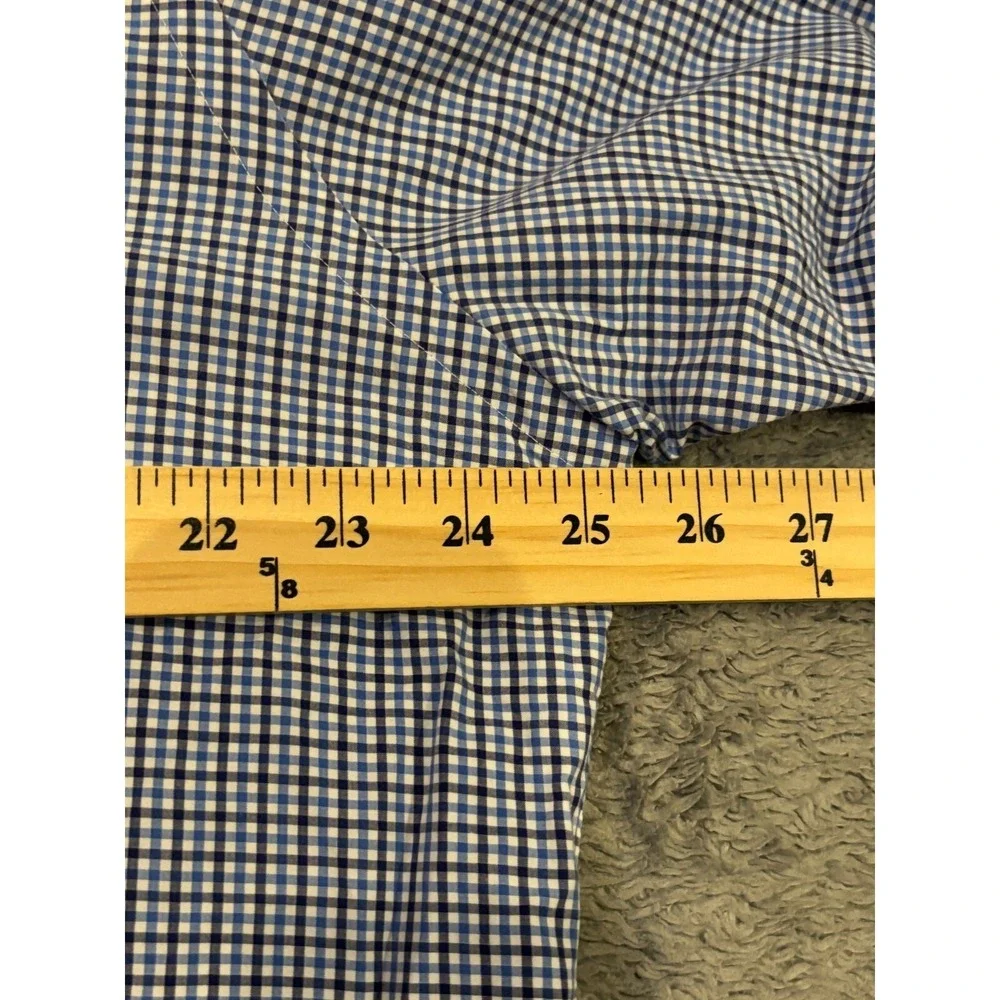 Ralph Lauren Shirt Mens XL Blue Plaid Long Sleeve Button Down Preppy Polo